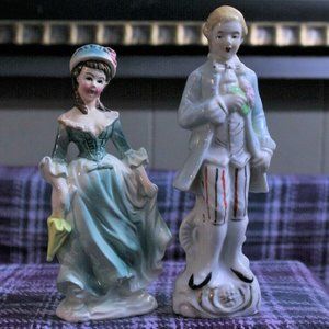 Japan Colonial Figurines Man and Woman Couple
